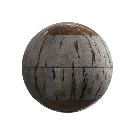 Damaged road with roadside 4